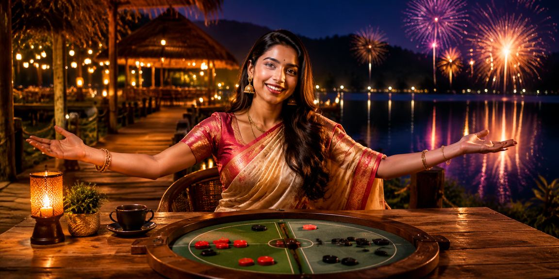 রংপুর জ্যাকপট রেড গ্রিন থিম ইলাস্ট্রেশন
